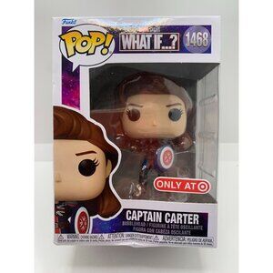 Funko Pop Marvel What If Captain Carter 1468 Bobblehead Figure Target Exclusive